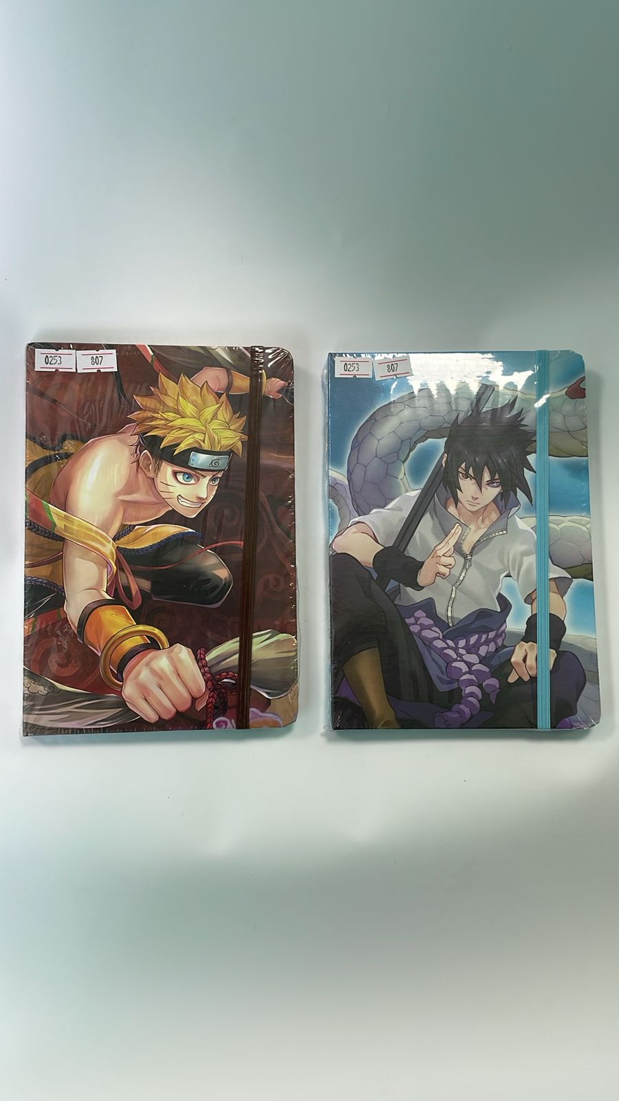 Блокнот на резинке, А5 в клетку, NARUTO, 707-22